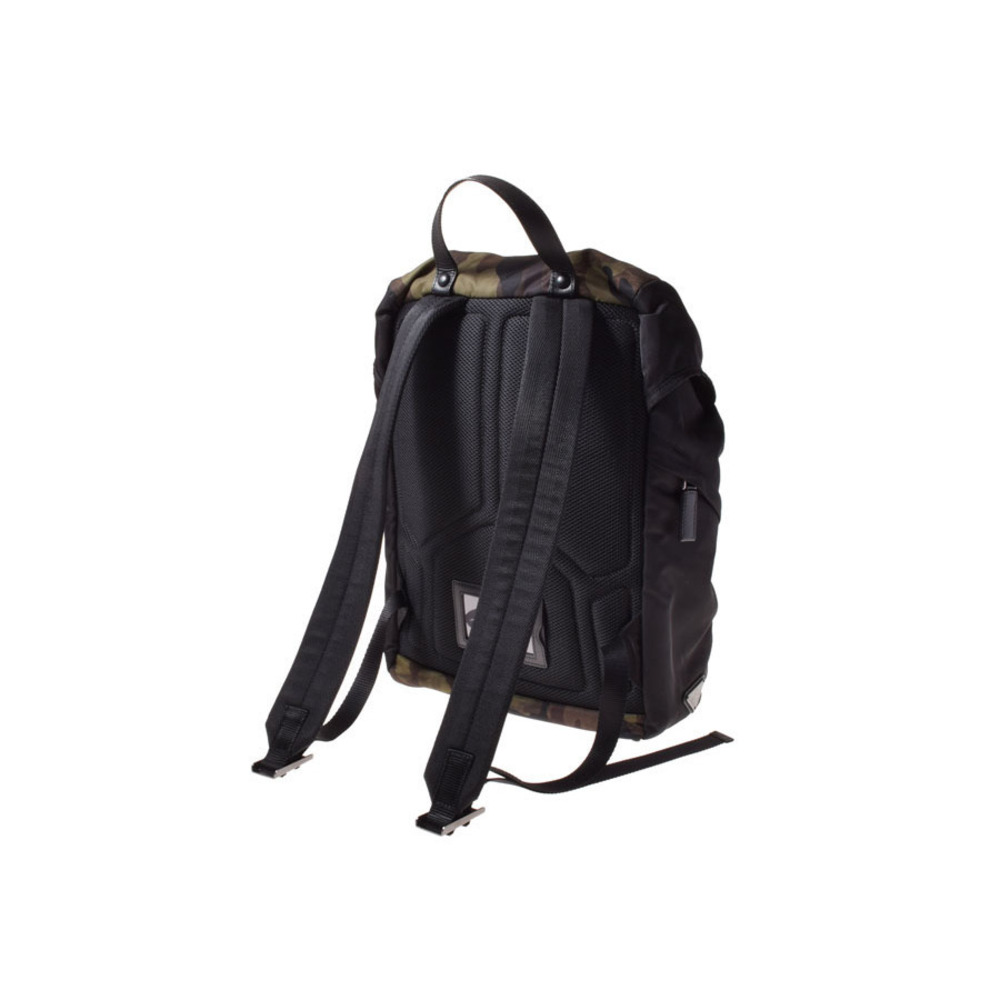 Prada Backpack Gold Camouflage Nylon